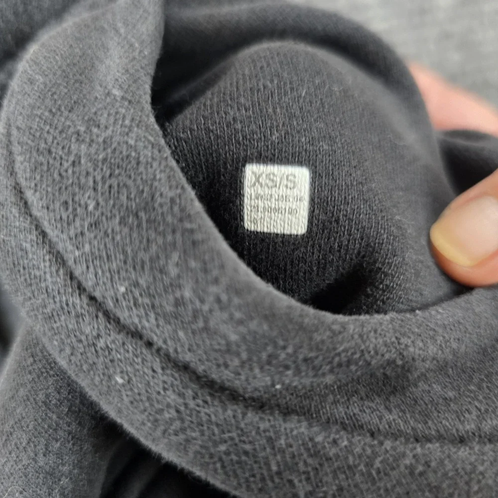 Lululemon Scuba‎ Oversized Cropped Black Half Zip Women's Pullover XS/S